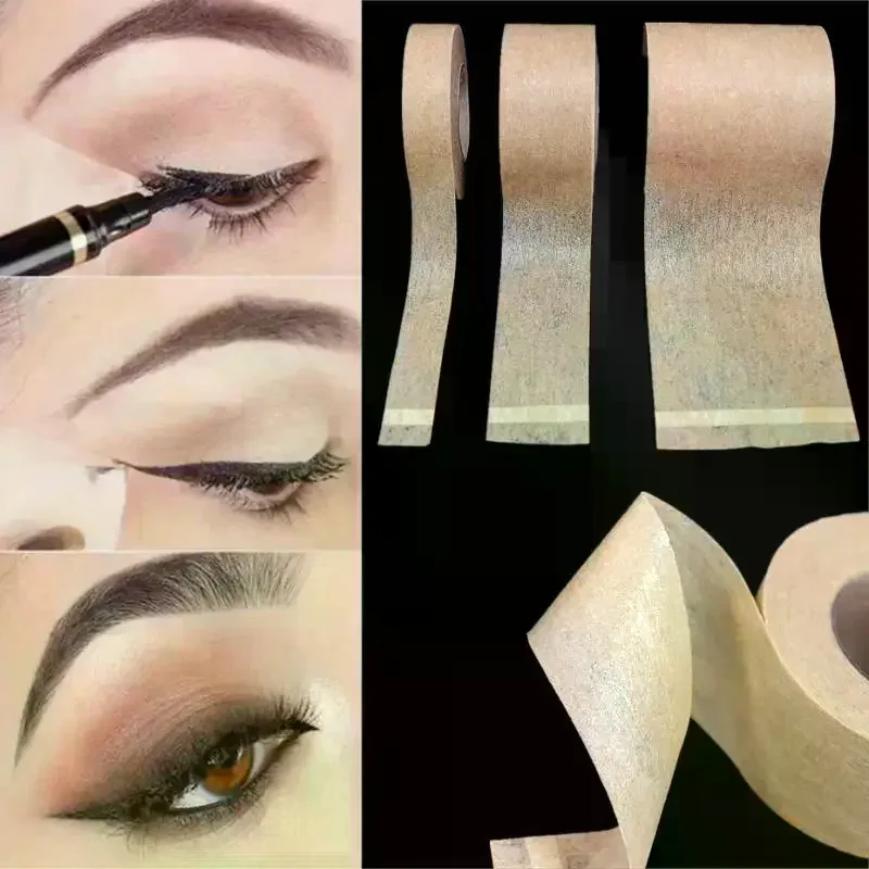 1 Roll Eyeshadow Protector Tapes Sticker Eye Makeup Tool Eyeliner Eyelid Tape Eyelash Extension Patch 9M Beauty Application Tool