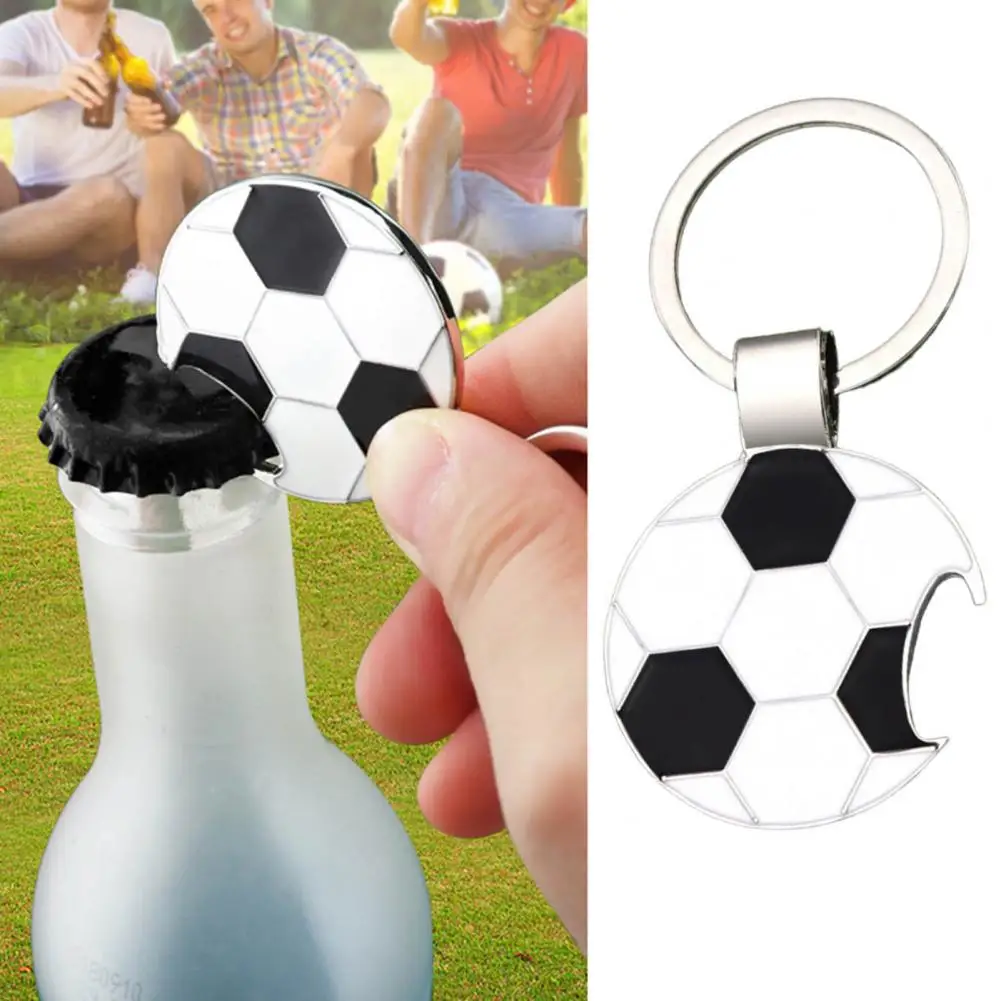 Football Corkscrew Portable Beer Bottle Opener Keychain Mini Pocket Beverage Beer Bottle Openers Wedding Party Favor Gifts