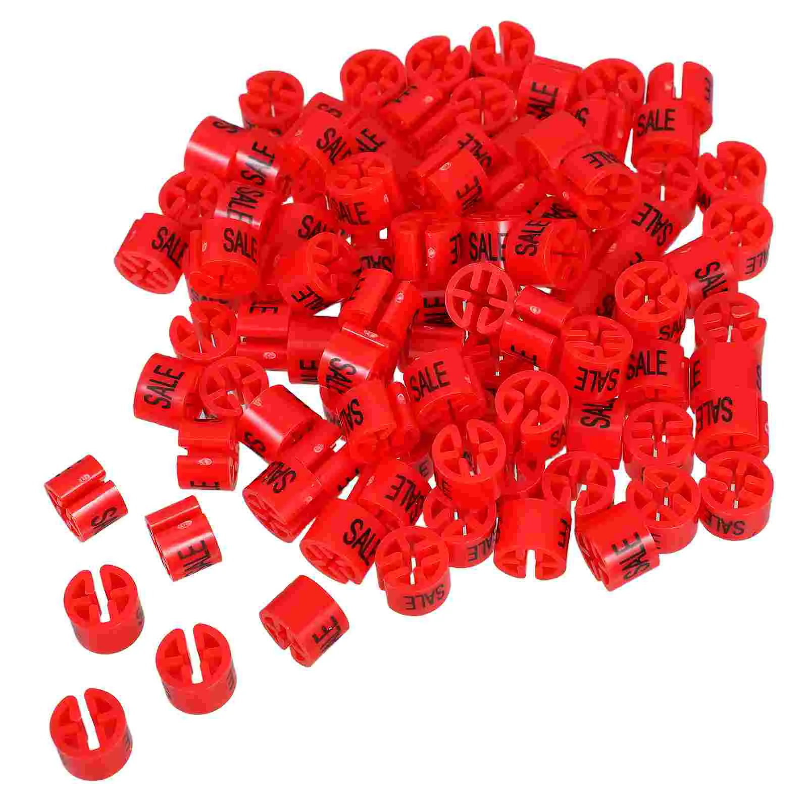 100 Pcs Suite Size Ring Buckle Travel Labels Hanger Tag Clothes Markers