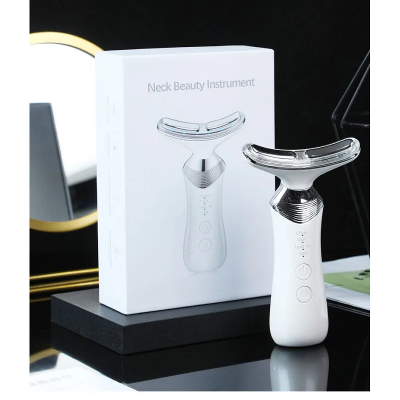 Multifunction Facial Massager Neck Lifting LED Skin Care Beauty Device