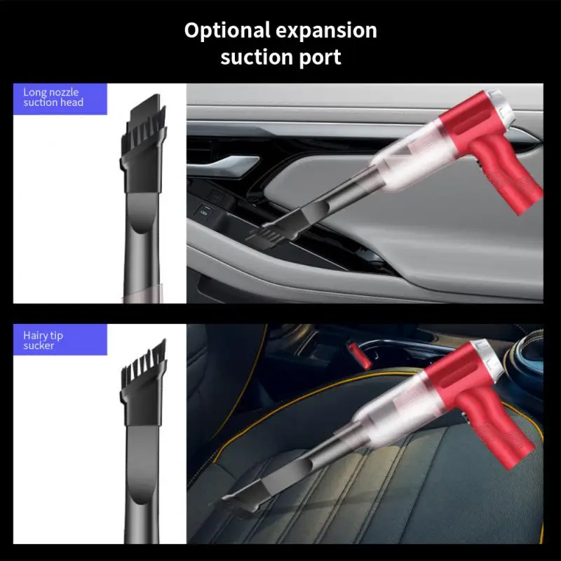 

13000Pa Car Vacuum Cleaner Wireless Vacuum For Car Home Cleaning Wet Dual Use Large Suction Handheld Auto Vacuum Cleaner