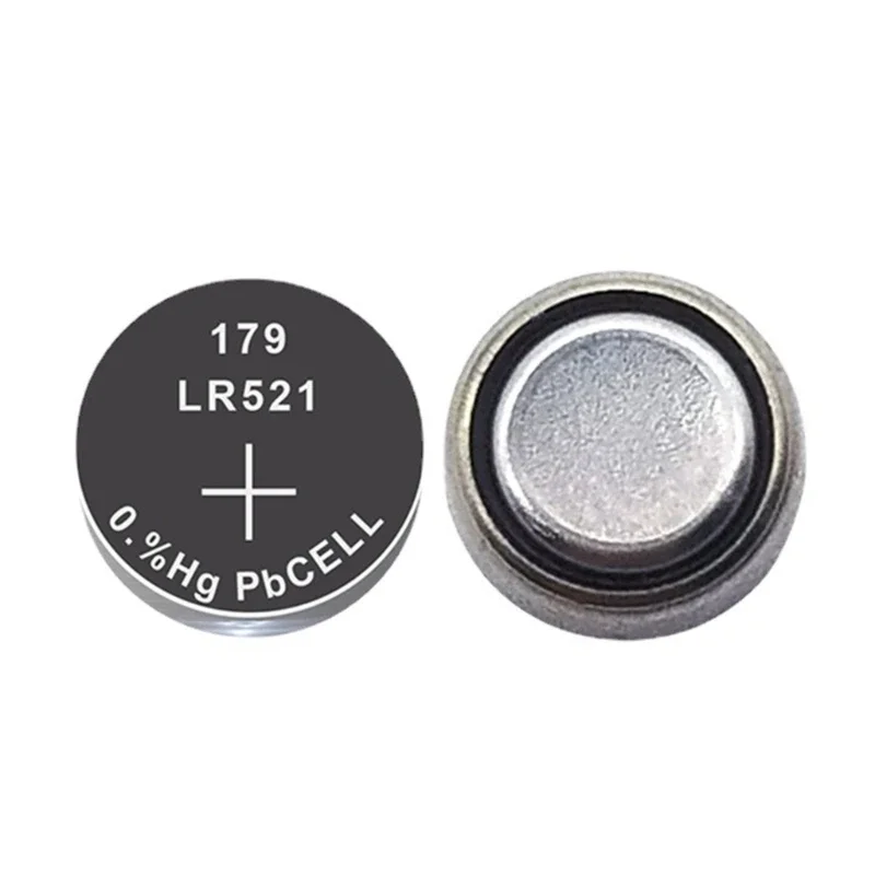 LR521 AG0 Button Cell 1.55V for Watch Remote Control Toy Calaculator LR63 SR521W SR521SW 379A 379 Coin