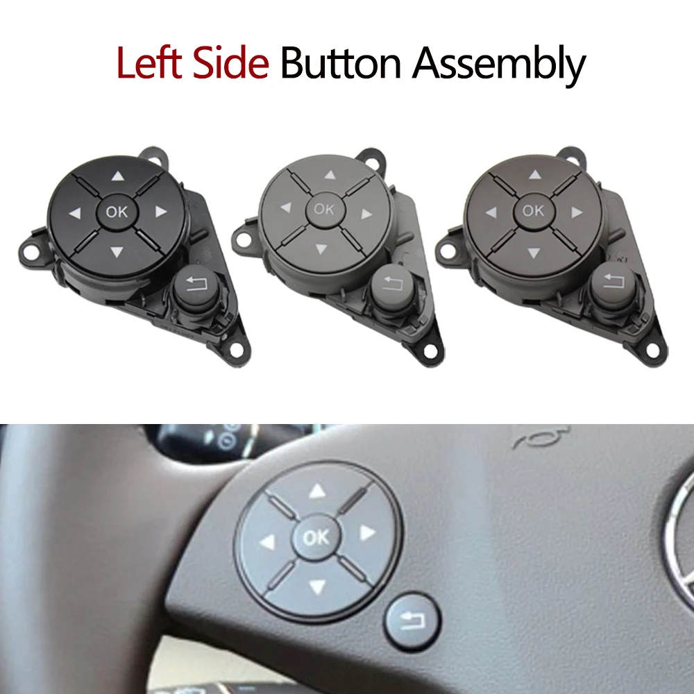 Interior Car Steering Wheel Button Control Switch Assembly For Mercedes Benz C GLK E Class W204 X204 W212 2048210351,2048210451