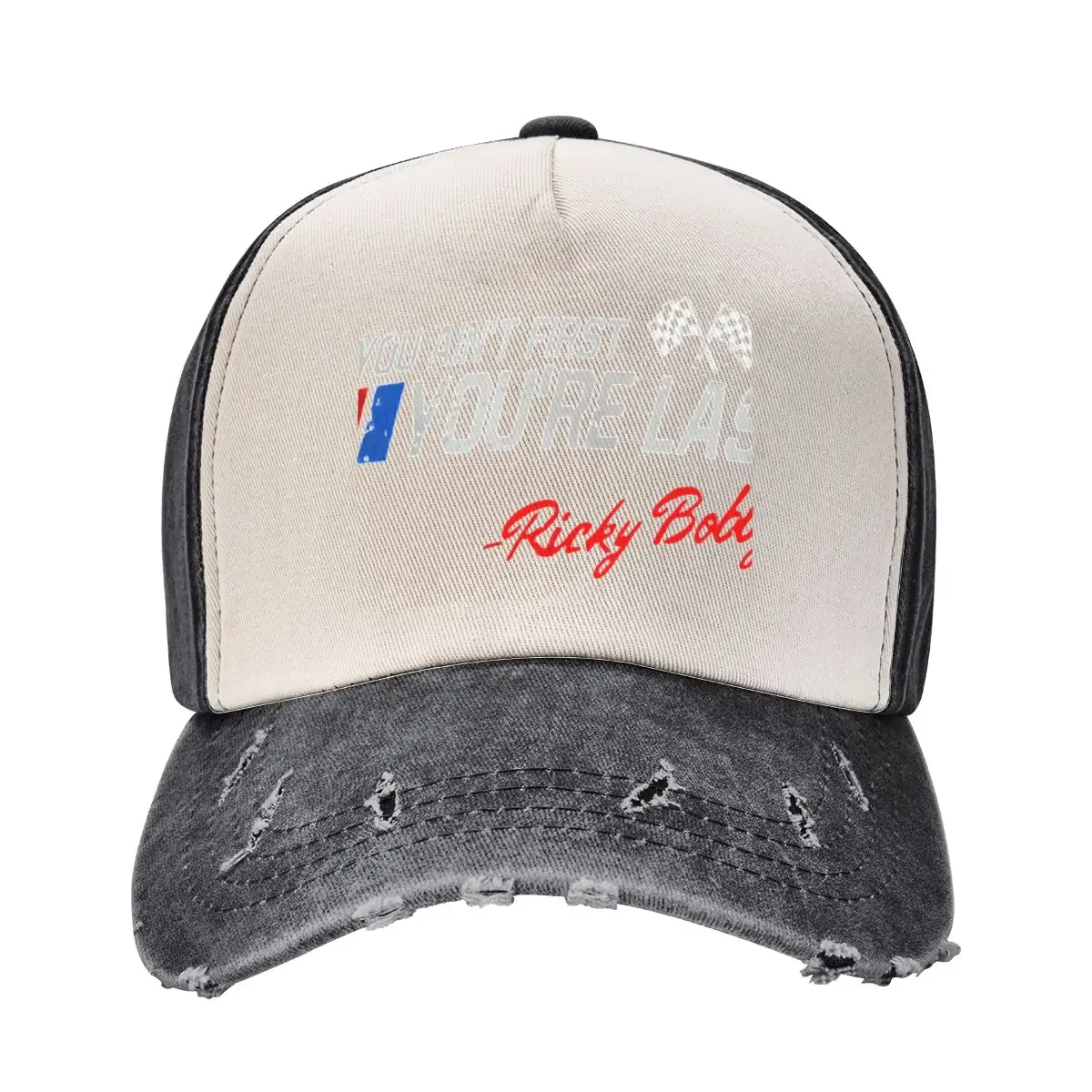 

Talladega Nights Ricky Bobby If You Ain"t First Baseball Cap derby hat tactical cap Hat Man Luxury For Man Women's