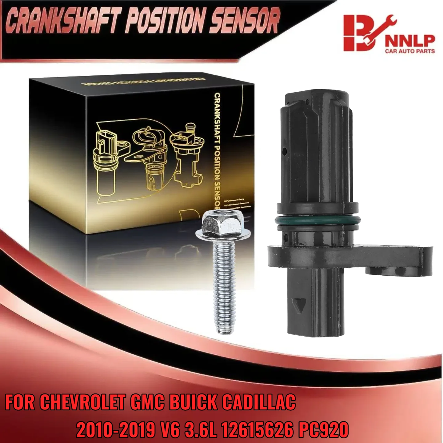 

Датчик положения коленчатого вала PC920 для Buick Cadillac Chevrolet GMC 2010-2019 V6 3.6L 12615626