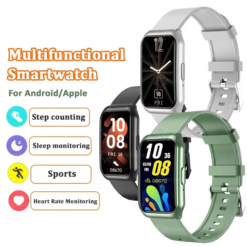 

H1 Многофункциональные умные часы с Bluetooth 5.2 Артериальное давление Мониторинг сердечного ритма сна Смарт-браслет для женщин/мужчин