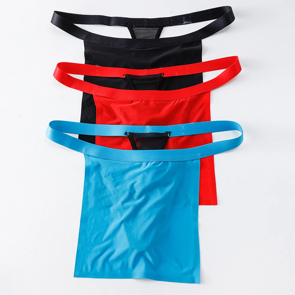 Men Sexy Separate Open Pouch Thong Gstring Japanese Underwear For Man Bellyband Stretch Sexy Mens Accessories Seamless Underwear