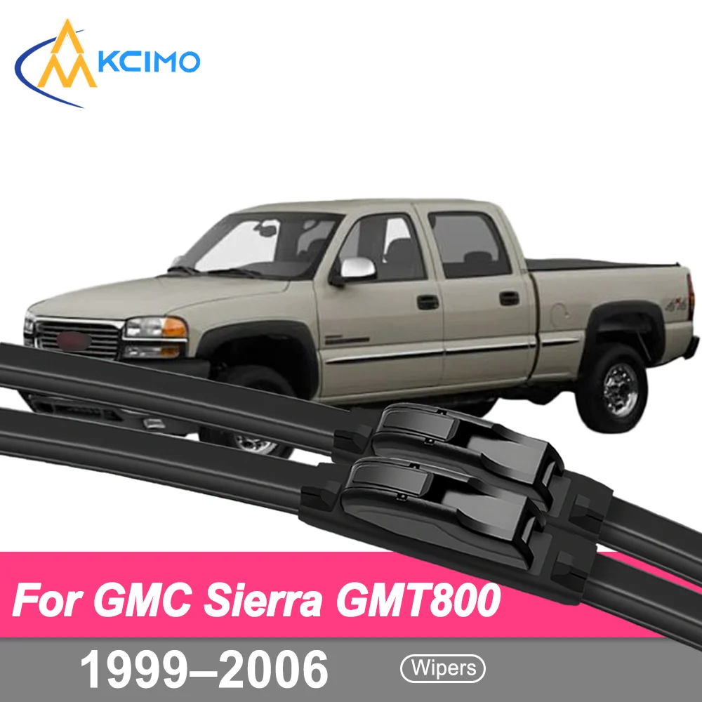 

For GMC Sierra GMT800 1999–2006 Front Windshield Wiper Blades 2pcs Windscreen Window Accessories 2000 2001 2002 2003 2004 2005