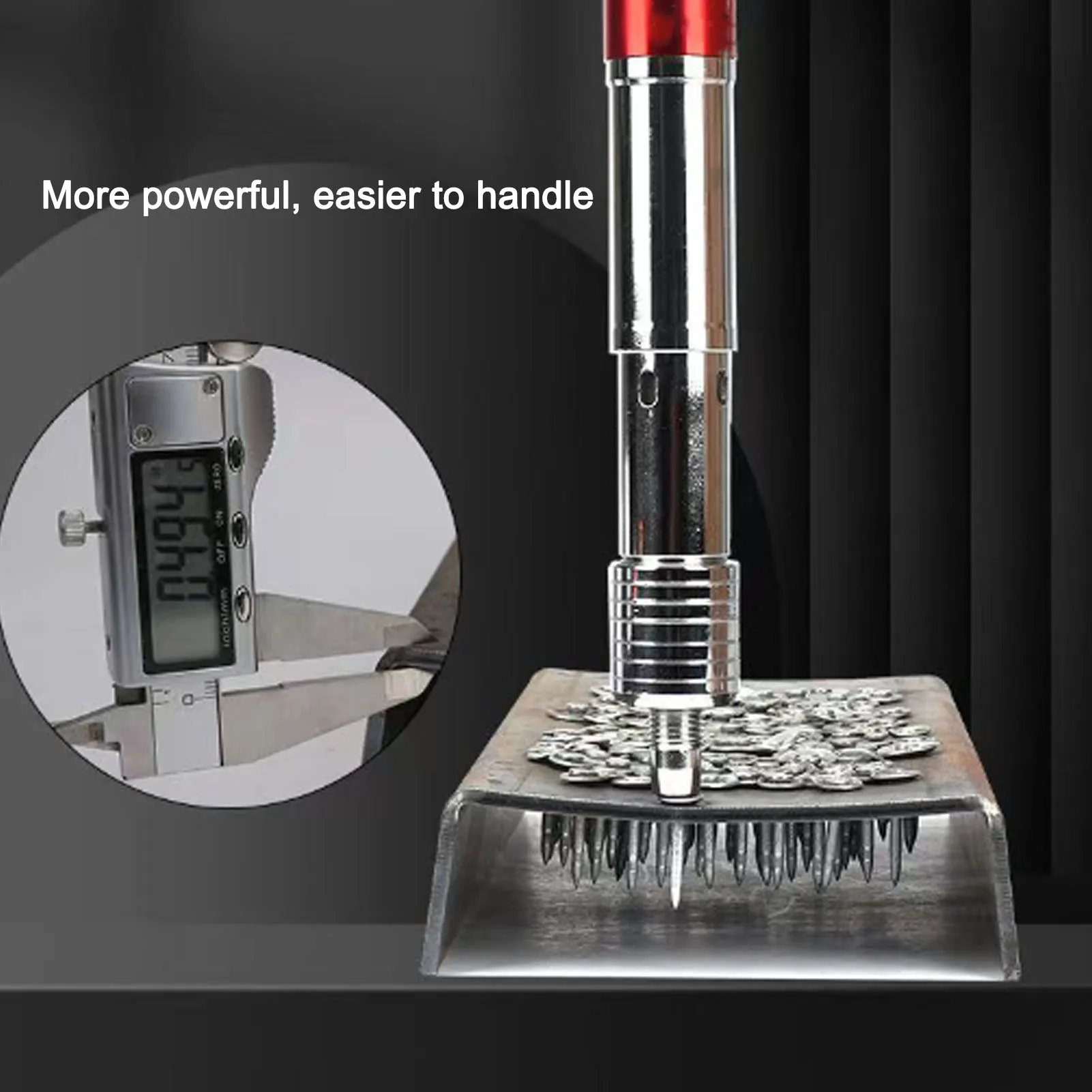 Ручной мини-пистолет для стальных гвоздей, автоматическое удаление пыли, предотвращение прилипания, нержавеющий, портативный, хорошая прочность, настенный пистолет для гвоздей для потолка