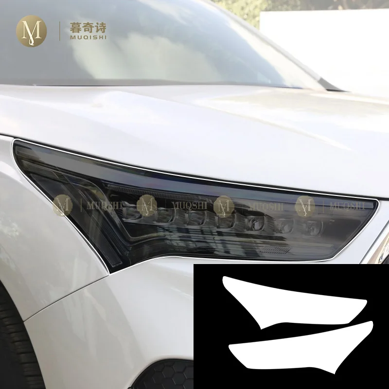 For Acura RDX 2019-2024Car Exterior Headlight Anti-scratch TPU PPF Protective film refit Anti-scratch Repair film Accessori film