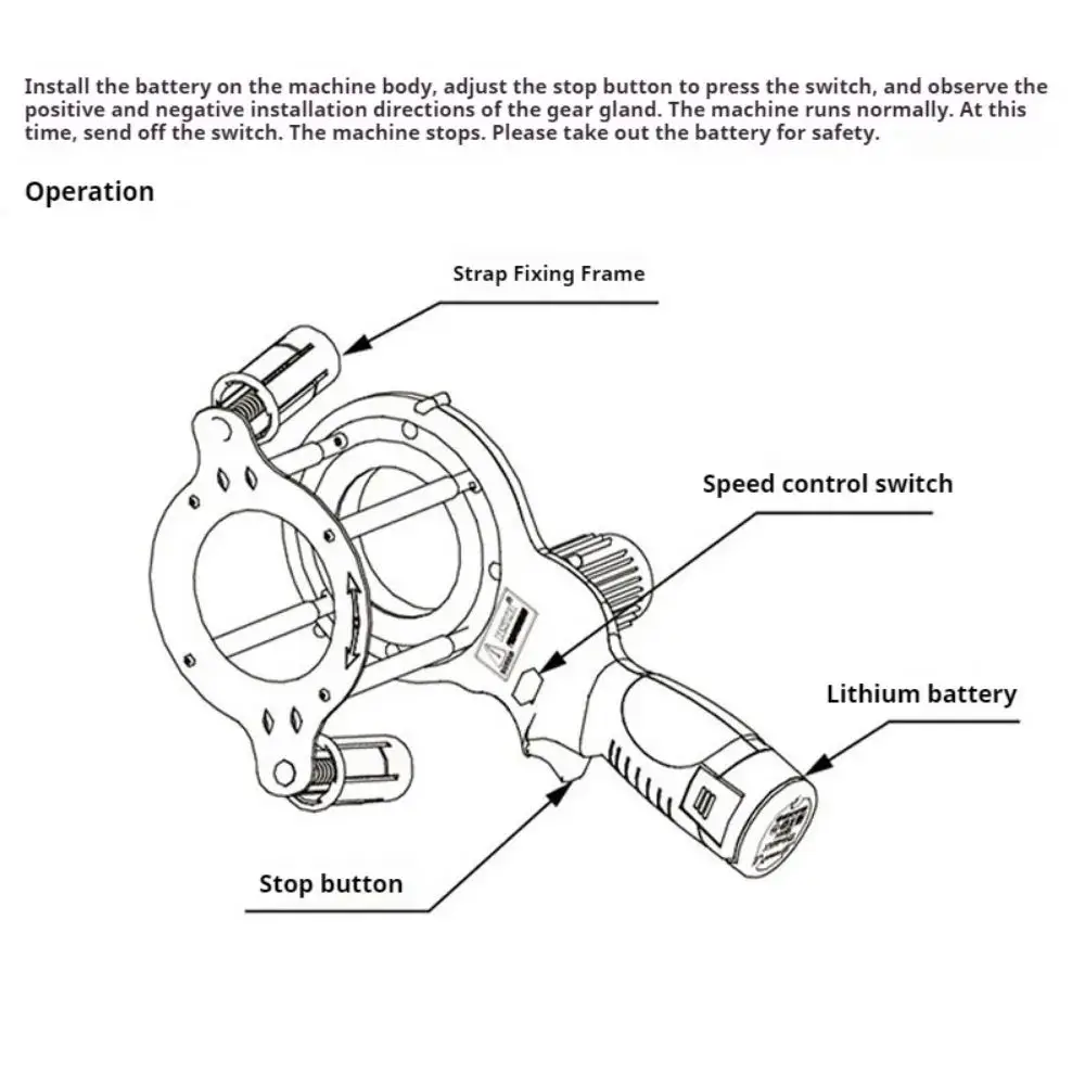 WK-600 تكييف الهواء الشريط لف آلة لف أنابيب تكييف الهواء أدوات كهربائية مكيف الهواء العزل الأنابيب التفاف 12 فولت #6