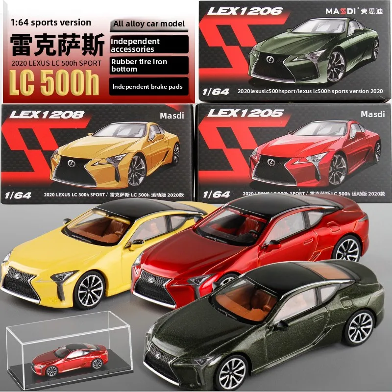 

Simulation 1:64 Lexus LC 500h 2022 Alloy Car Model Collection Hobby Miniature Voiture Children Boy Birthday Gift Home Decor