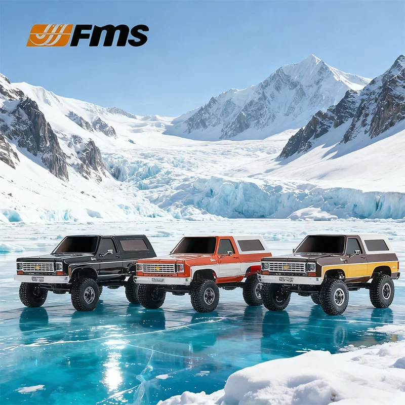 FMS 1:24 simulación Chevrolet K5 FCX24 coche de escalada Control remoto puente de puerta eléctrico de dos velocidades vehículo todoterreno SUV RTR