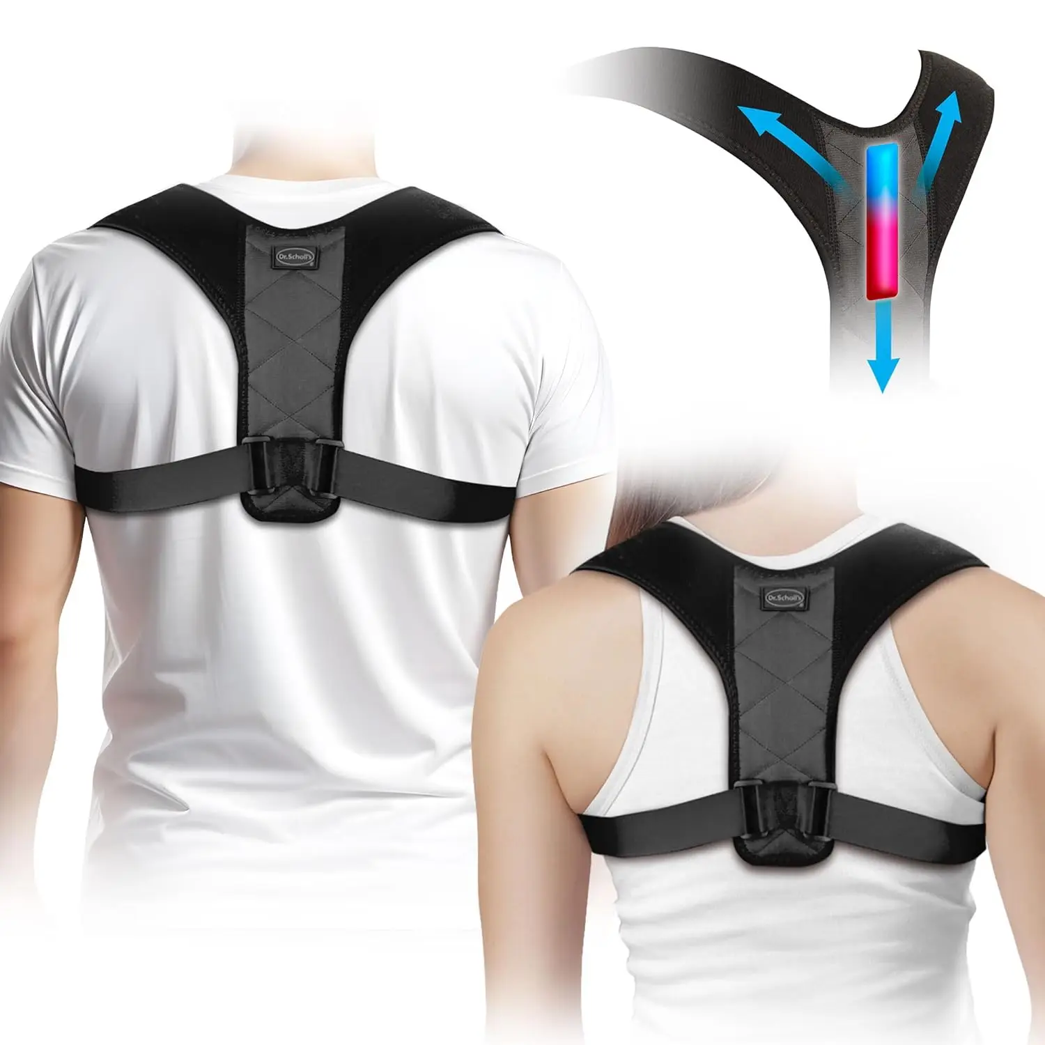 Posture Corrector for Women & Men Upper Back Brace for Clavicle Support Providing Pain Relief from Neck, Back & Shoulder