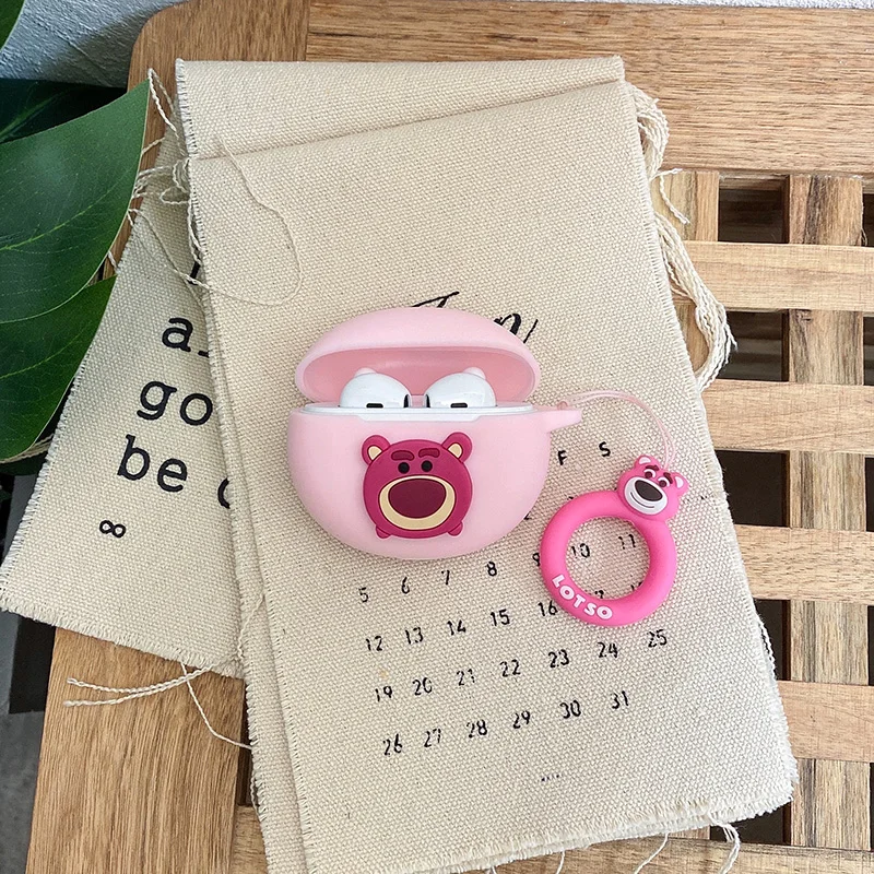 DIY Cartoon Headphone Case For Huawei Freebuds 7i Cute Protective Case For Huawei Freebuds 6i 5i Soft Silicone Protective Cover