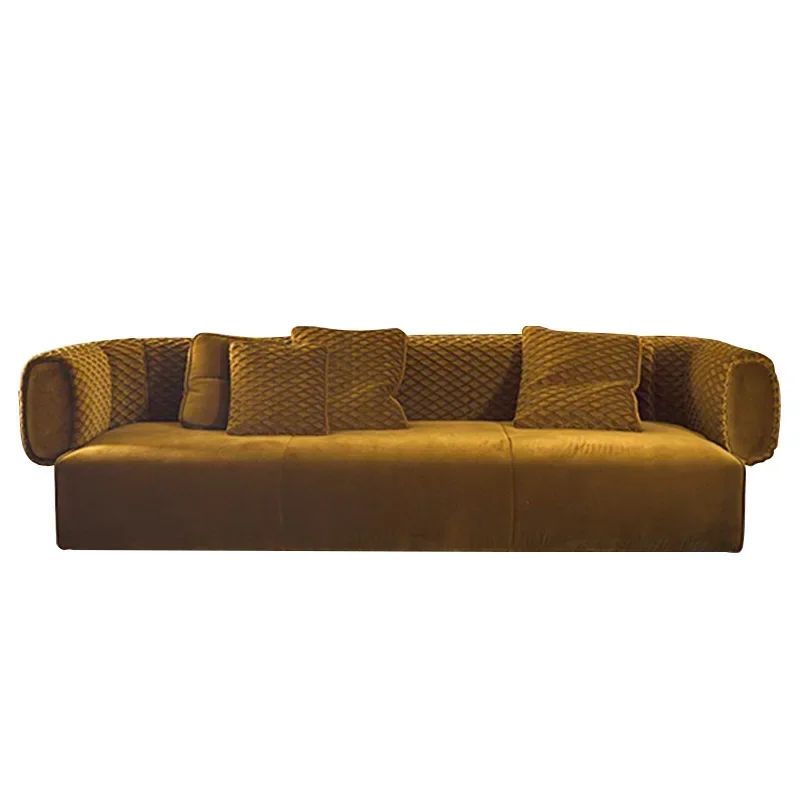 

Light luxury sofa leather