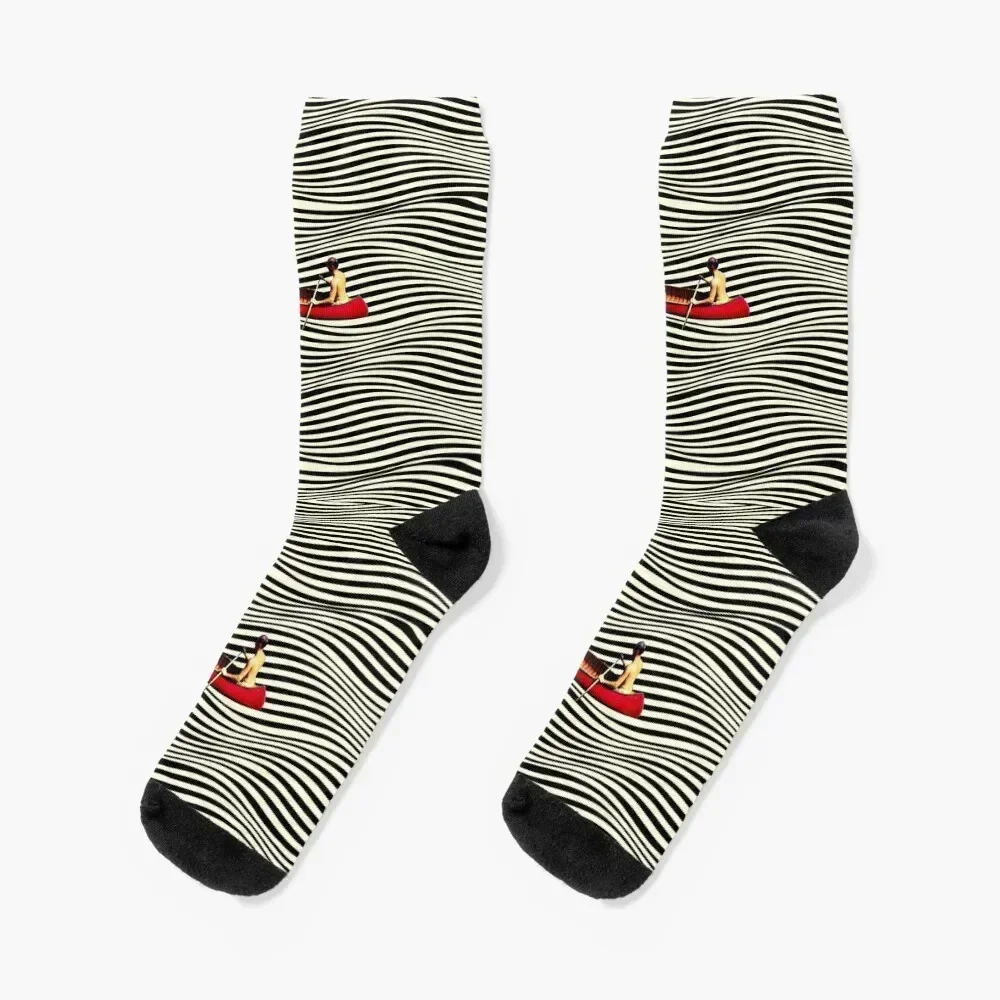 

Illusionary Boat Ride Socks luxe tennis Socks Women's Men's