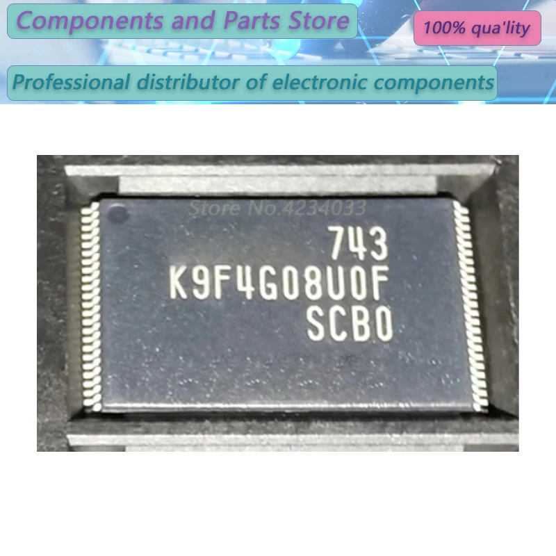 10PCS   K9F4G08U0F-SCBO  K9F4G08U0F-SC  K9F4G08U  TSOP48	NEW100%  K9F4G0 8U0F-SCBO