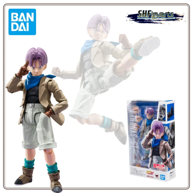 

Spot Goods in Stock Bandai SHF S.H.Figuarts Dragon Ball GT TRUNKS Anime Full Action Figure Model Kit Original Toy Gifts for Kids