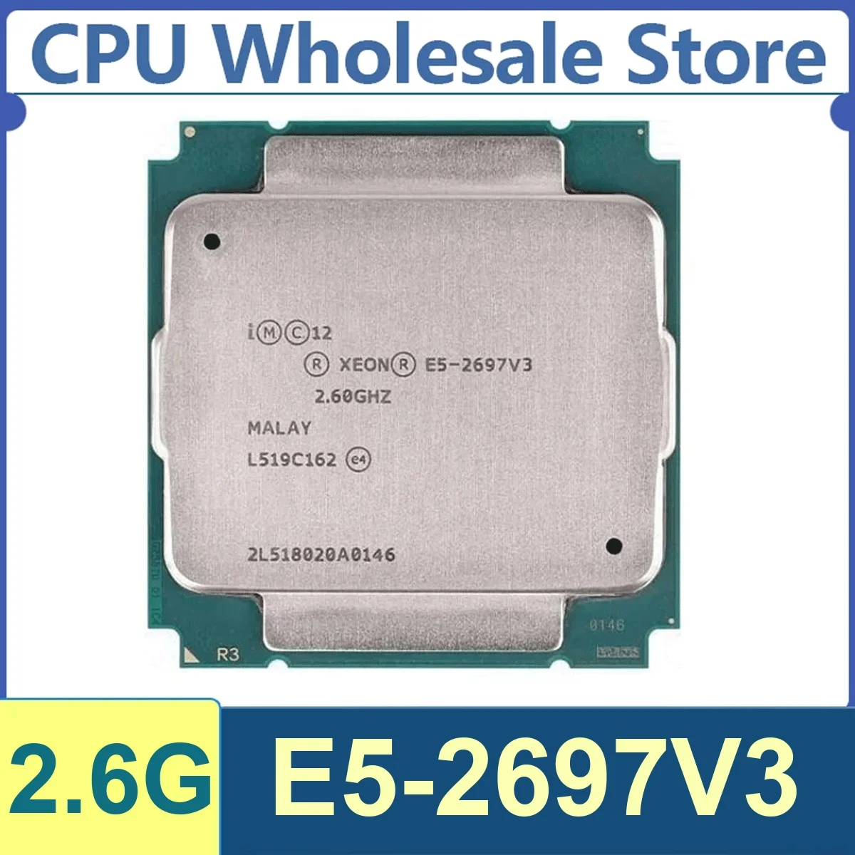 Xeon E5-2697V3 18 Núcleos 36 Subprocesos 2.3GHz 145W 45MB Caché 22nm LGA 2011-v3 SR1XK DDR4-2133 Mhz Haswell-EP
