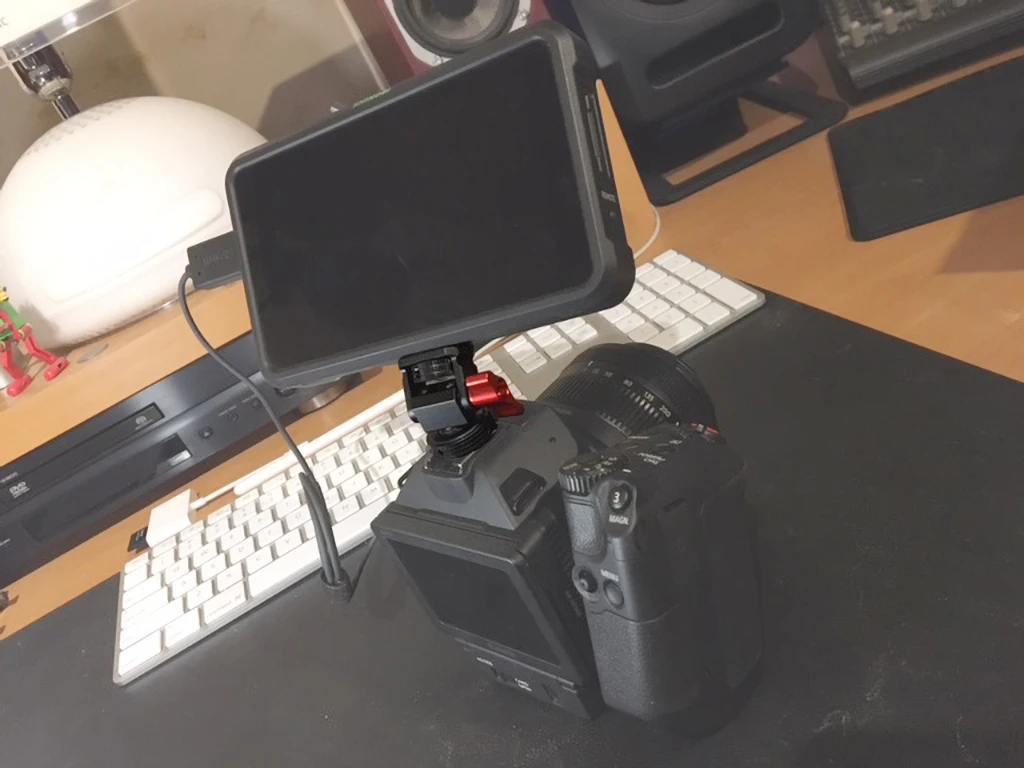 Monitor EVF Ständer Halter Kaltschuh Halterung für Kamera Feld Monitor Mikrofon Blitzschuh 180 Grad verstellbare Stabilisator Halterung – Detail 36