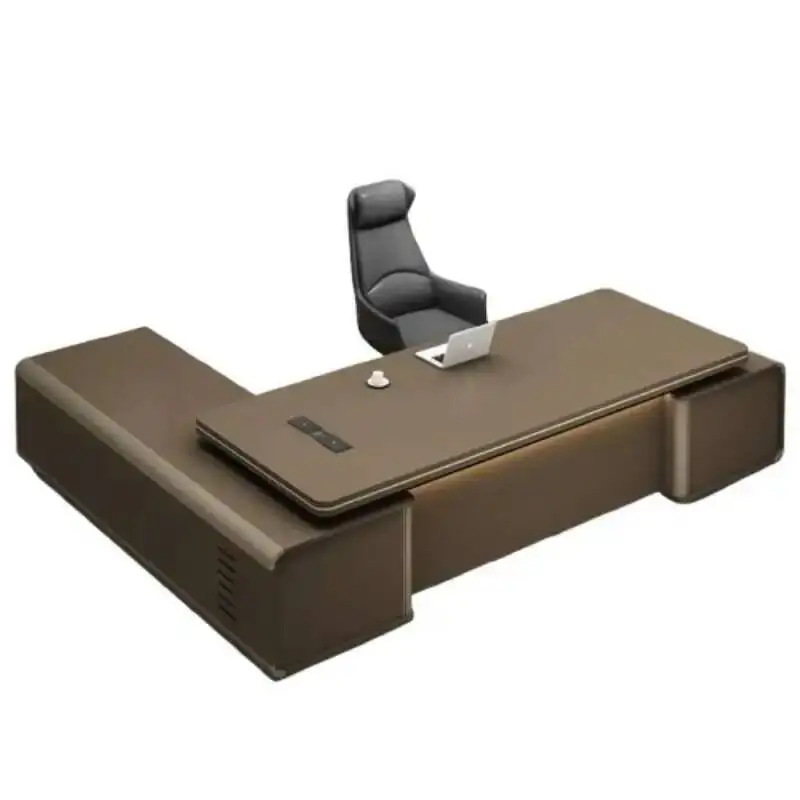 Bureau d'angle européen debout combinaison moderne réception bureau créativité haute qualité Escritorio meubles de bureau