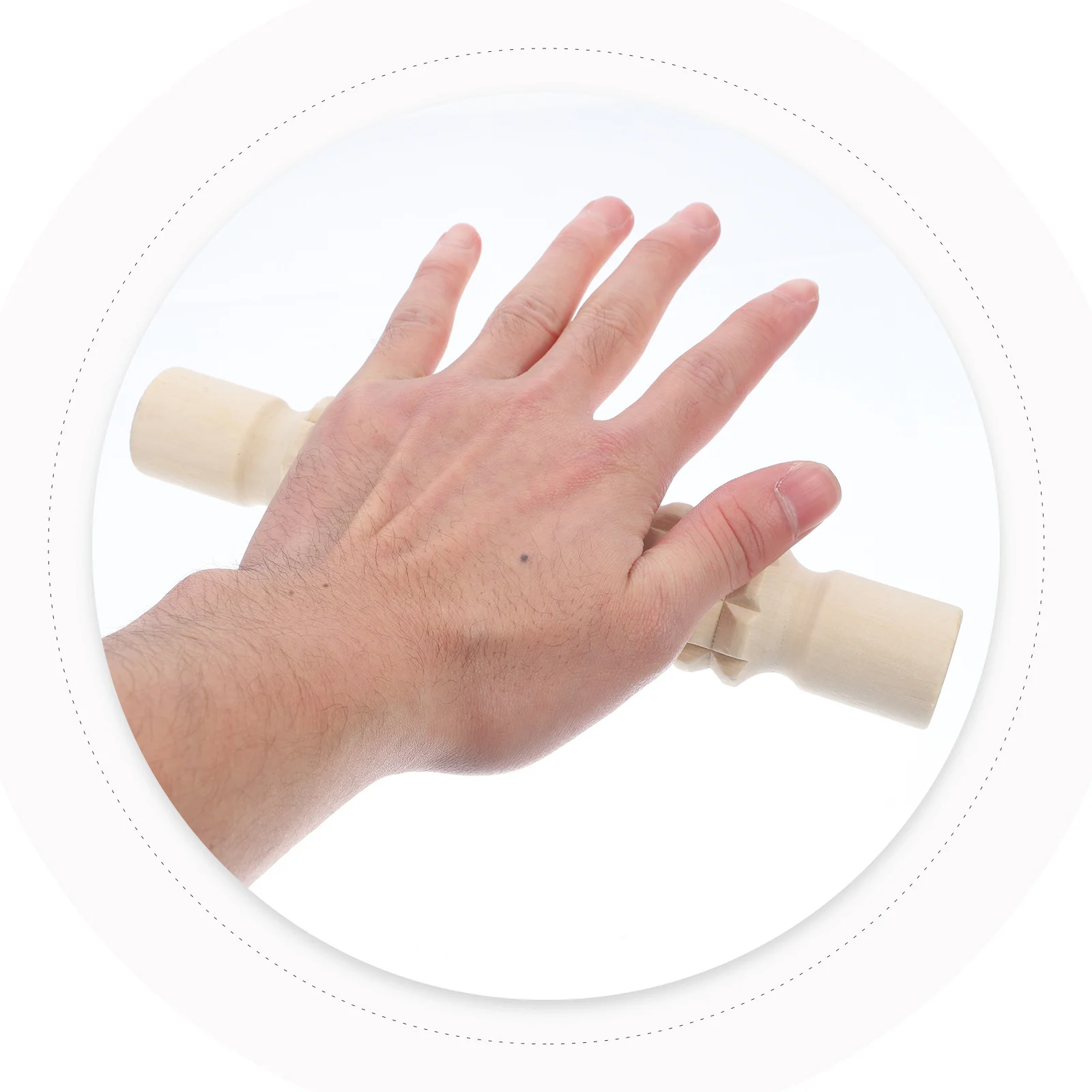 

3Pcs Wooden Rolling Pin Set Smooth Embossed Patterns for DIY Cake Baking Clay Dumpling Rolling Pin