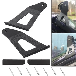 52” Curved Lights Mount Bracket Off-road Roof Windshield Led Bar Lights Mounting Brackets For Jeep Cherokee XJ 1984-2001