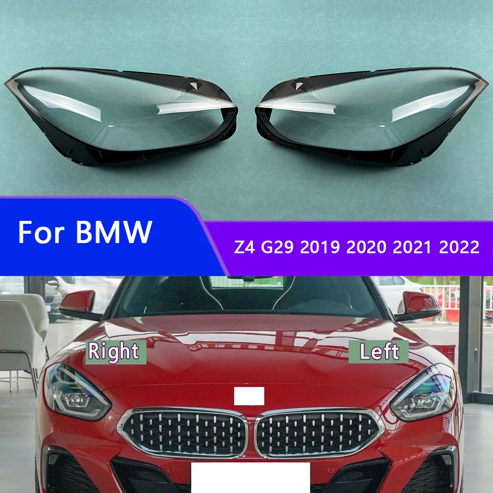 

For BMW Z4 G29 2019 2020 2021 2022 Headlight Cover Transparent Headlamp Lamp Cover Replace Original Lampshade Plexiglass