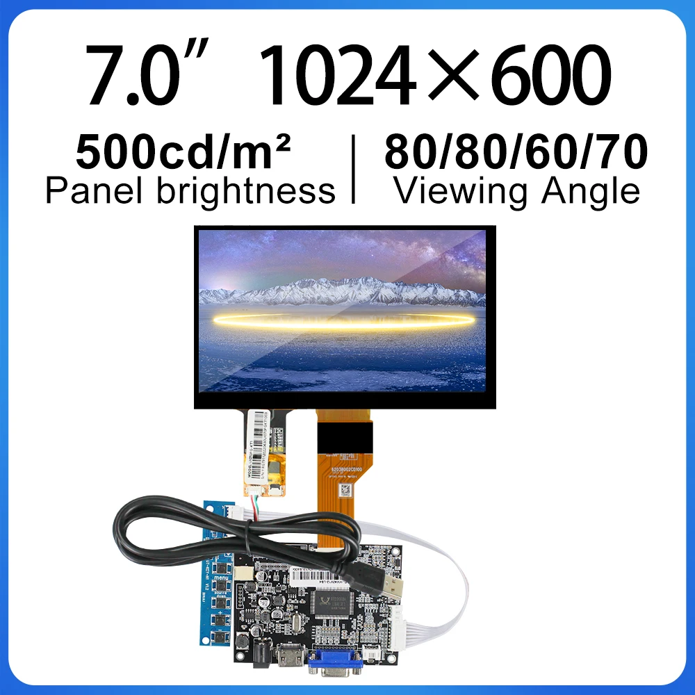 

Оригинальный Innolux NJ070NA-23A 7-дюймовый FHD TFT ЖК-модули с сенсорным экраном SRGB 1024*600 SRGB TFT ЖК-дисплей