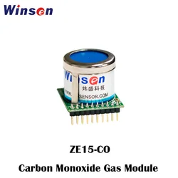 2pcs Winsen ZE15-CO Carbon Monoxide Sensor Module Low Power Consumption Temperature Compensation High Sensitivity and Resolution