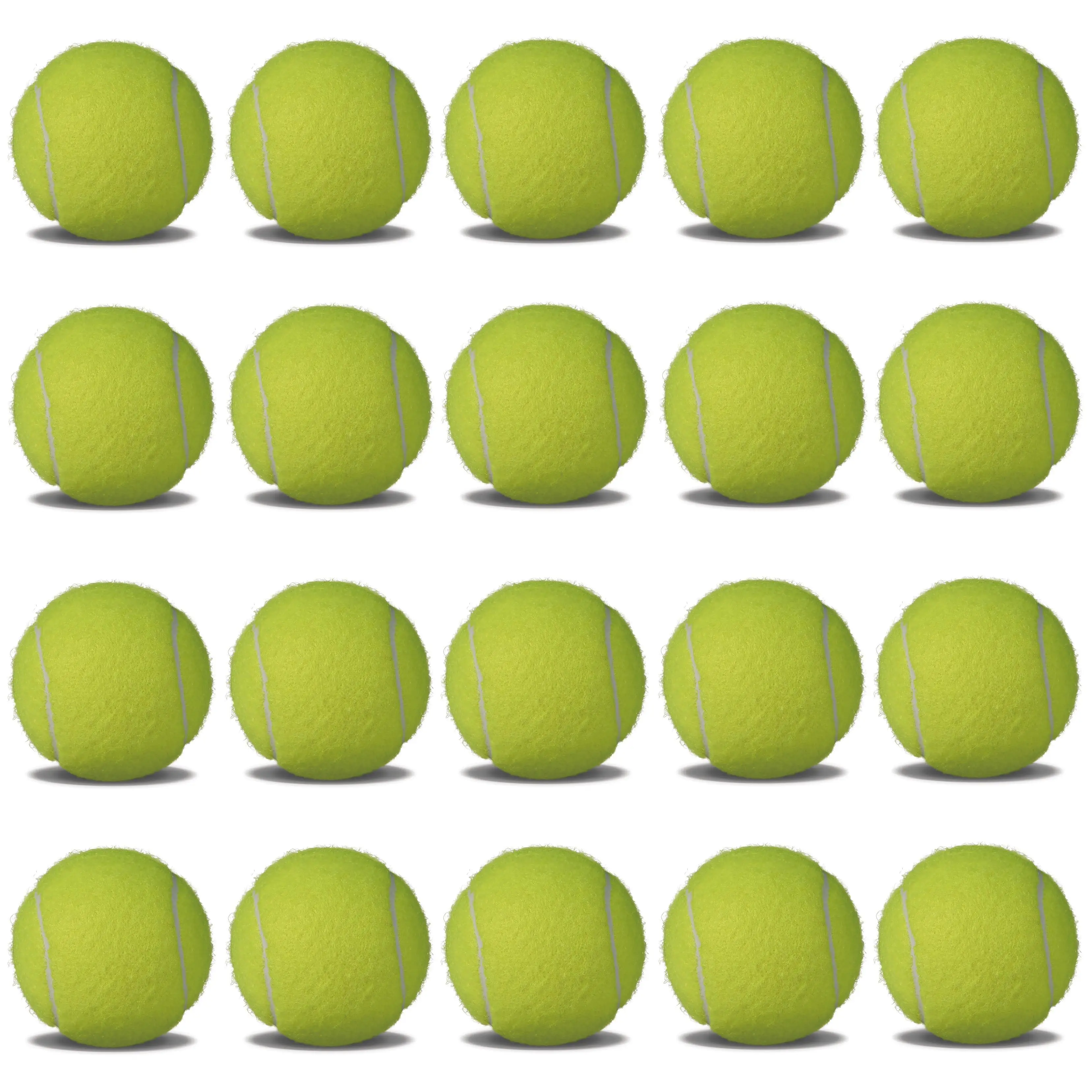 AMA Tennisballen, 6/12/20 stuks geavanceerde trainingsballen voor beginners, hondentraining tennisballen met mesh tas voor gemakkelijk transport