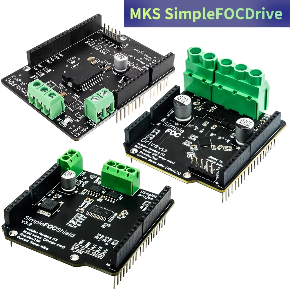 

MKS Simple FOC Shield V2.0.4 Simple Brushless FOC Controller BLDC Motor Controller Board Arduino Servo