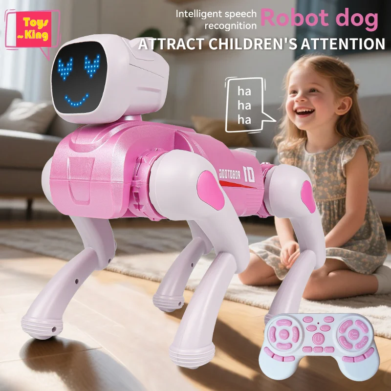 

2,4G RC программирование собака пение танцы механический голосовой диалог приложение дистанционное управление милое выражение щенок детская игрушка рождественские подарки