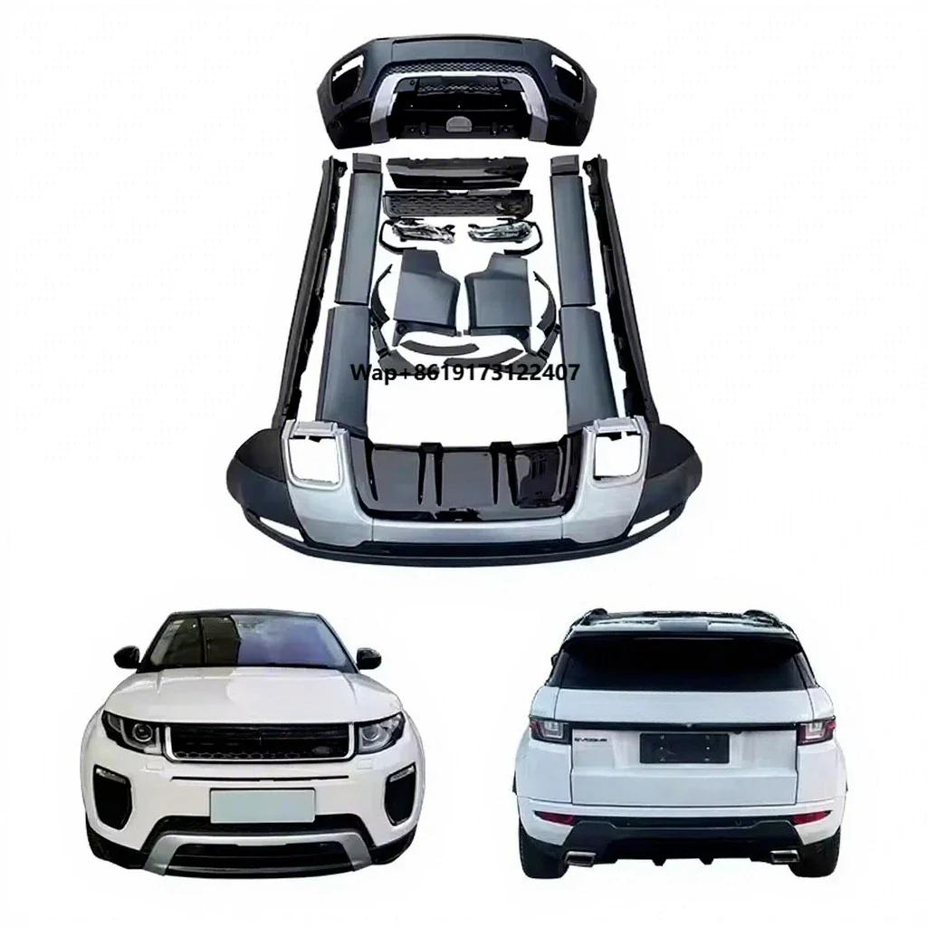 

Suitable for Range Rover Evoque Accessory Upgrade 2016-2019 Body Kit Dynamic Front Bumper Side Skirt Head Lamp Grille