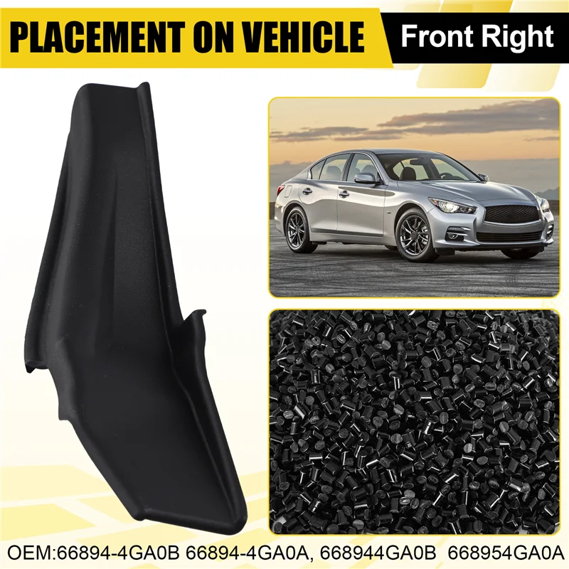 الجبهة الحاجز غطاء الكسوة ل ممسحة زجاج أمامي القلنسوة لإنفينيتي Q50 Q50L 14-18 66894-4GA0B 66894-4GA0A 668944GA0A R