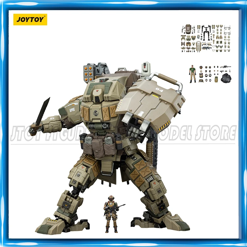 

[Pre Order]JOYTOY 1/25 Action Figure APOC Series Iron Vanguard Heavy Assault Mech UNSC Sniper Ivan Anime figures Toys