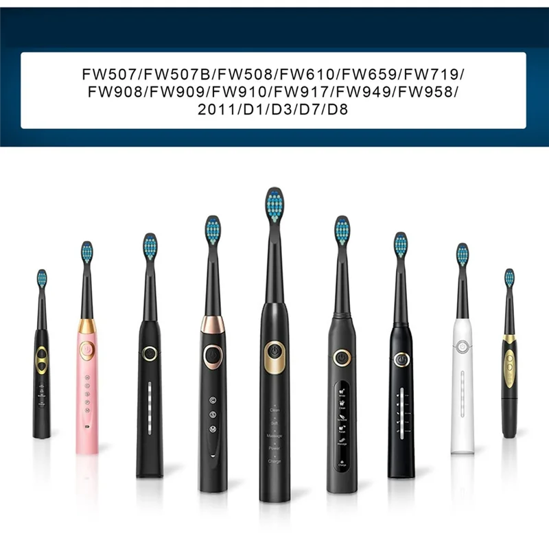 ABNL 10PCS Electric Toothbrush Heads Replacement Head For Fairywill FW-507/508/551/917/959, FW-D1/FW-D3/FW-D7/FW-D8