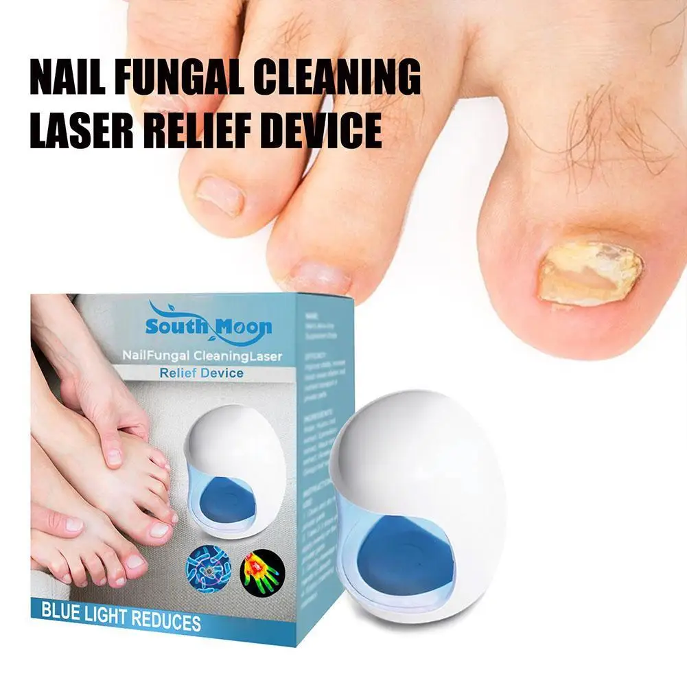 Nail Fungal Cleaning Laser Relief Device Fast Repair Toenail Fingernail Fungus Treatment Device Onychomycosis Cleaning Foot Care