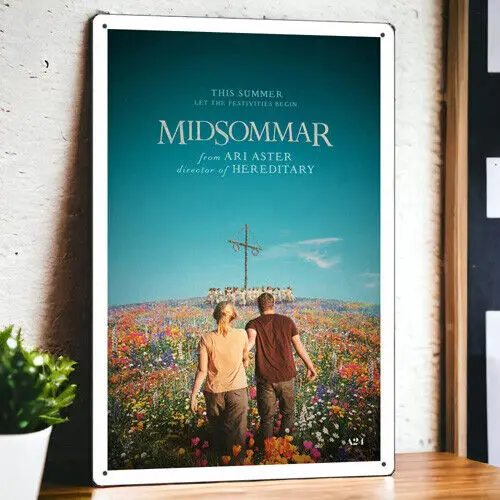 Midsommar (2019) Metal Movie Poster Tin Sign Plaque Film 8