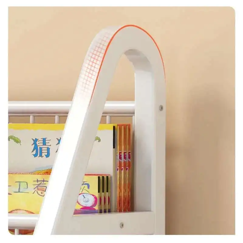 Rak Buku Baja Karbon Modern untuk Rumah Penyimpanan Mainan Dapat Dilepas Rak Buku Nyaman Rak Rumah Tangga Sederhana Kreatif untuk Perpustakaan