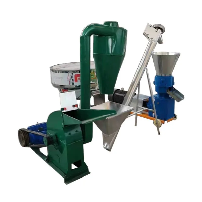 

[Best-selling] New 1 Ton Feed Pellet Machine Production Line Efficient Animal Feed Production System