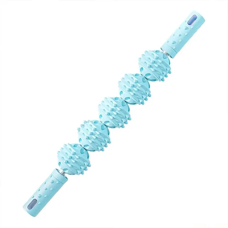 U2JB 5 Roller Deep Tissue Massage For Muscle Relief Handheld Body Massager Antislip For Back Neck Legs Gym Home Use