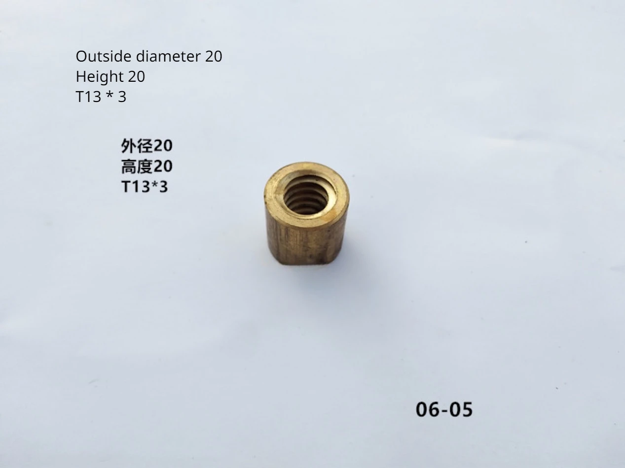 C0630 C0630A Tailstock Spindle Sleeve Inside Hole Morse 2# OD 32/34*140mm Tail Screw Nut T13*3mm Lathe Accessories