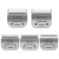Pro Pet Ceramic Detachable Chrome Blade For Andis AGC,AGP,UltraEdge&CeramicEdge series/Oster A5,Classic 76/Wahl km 10 Clippers