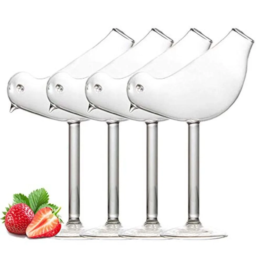 

Cocktail Glass - Creative Bird Design Cocktail Glass 150ml Individuality Glass Goblet