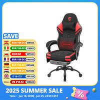GC-RC05 Gaming Chair Fabric Computer Chair w/ Two-point Massage Office Chair Ergonomic Chair with Pocket Spring Widened Cushion