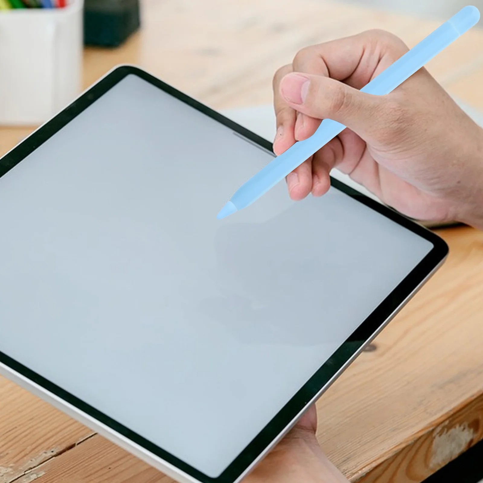 

Stylus Pen Holder Silicone Cover for Pencil 2 Damage Proof Shock Absorbing Sleeve Non-Slip Grip Ideal Gift for Students