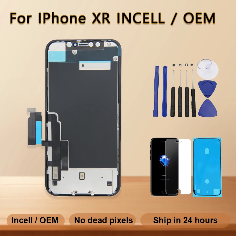 OEM Display for iPhone XR LCD Touch Screen Digitizer Assembly Replacement XR Incell