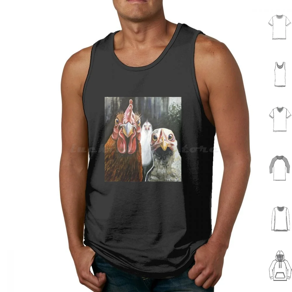 Photobomb-camisetas sin mangas para pollos, chaleco sin mangas, gallina, granja, foto, bomba, aves de corral, pollito, gallina, casa, isla de rode, cuerno de pierna rojo